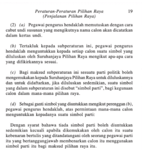 Baru tahu rupanya ini cara SPR susun nama calon dalam kertas undi