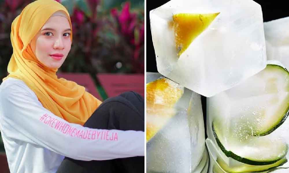 ‘Influencer’ ini kongsi tips flawless macam artis korea, rupanya guna ais kiub je boleh