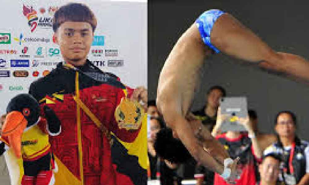 Terjunan macam atlet Olimpik, ini biodata atlet Sarawak terjun macam jarum dalam air!