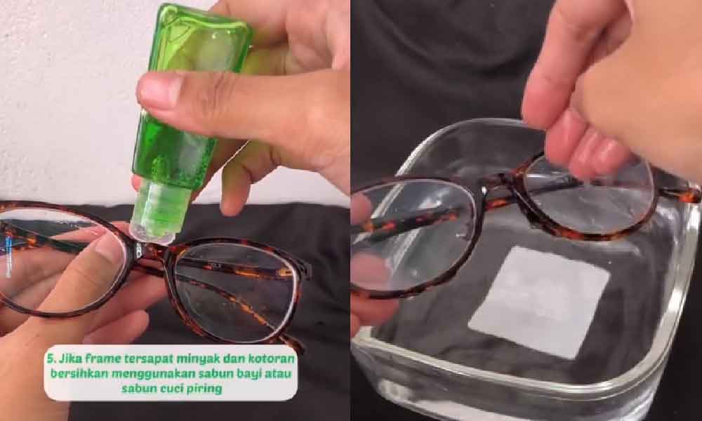 Cara mudah bersihkan cermin mata yang betul ramai salah buat dia jadi kelabu