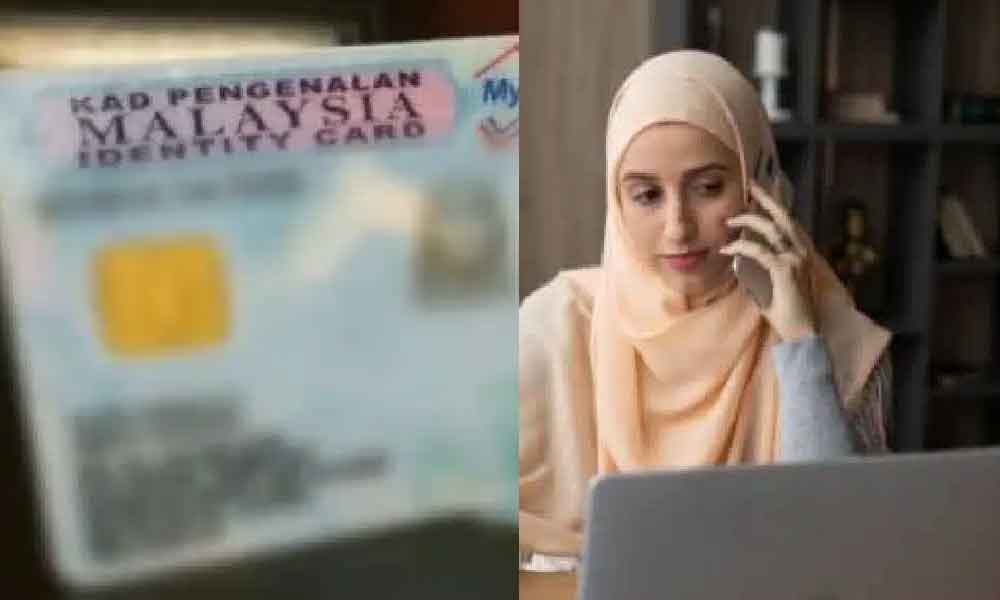 Tak payah beratur nak tukar IC rosak, rupanya boleh buat panggilan telefon sahaja