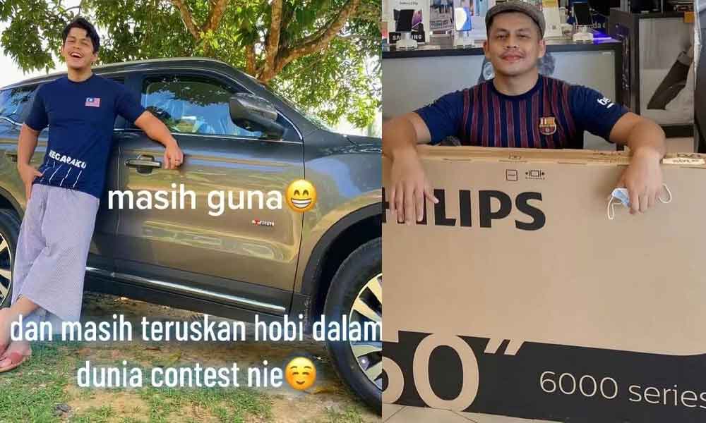Lelaki bagi tips cara nak menang peraduan, bertahun-tahun menang semua hadiah gempak