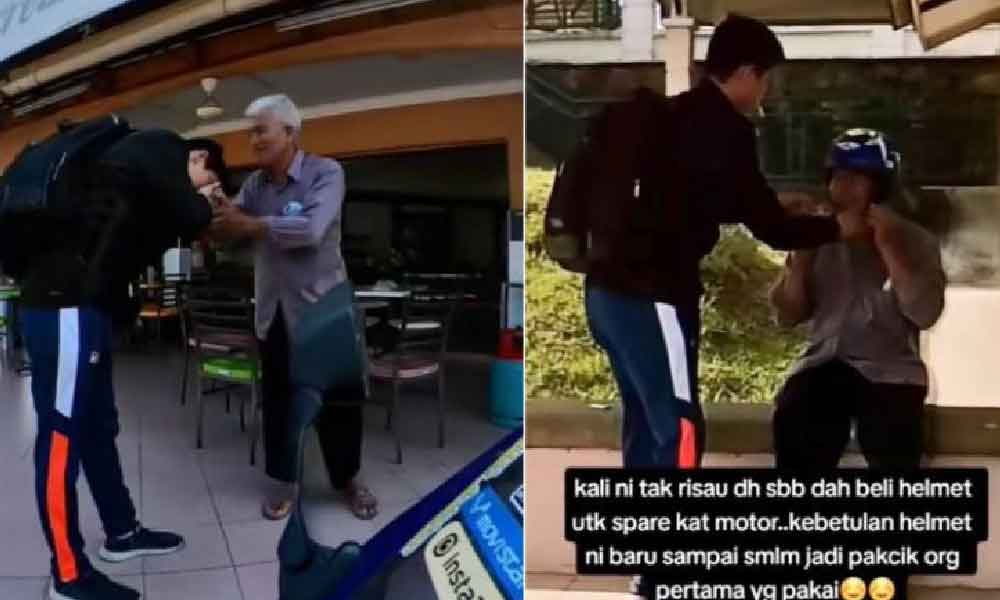 'Alhamdulillah, jumpa orang baik-baik' Rider mat saleh sanggup perlahankan motorsikal semata-mata nak belanja minyak