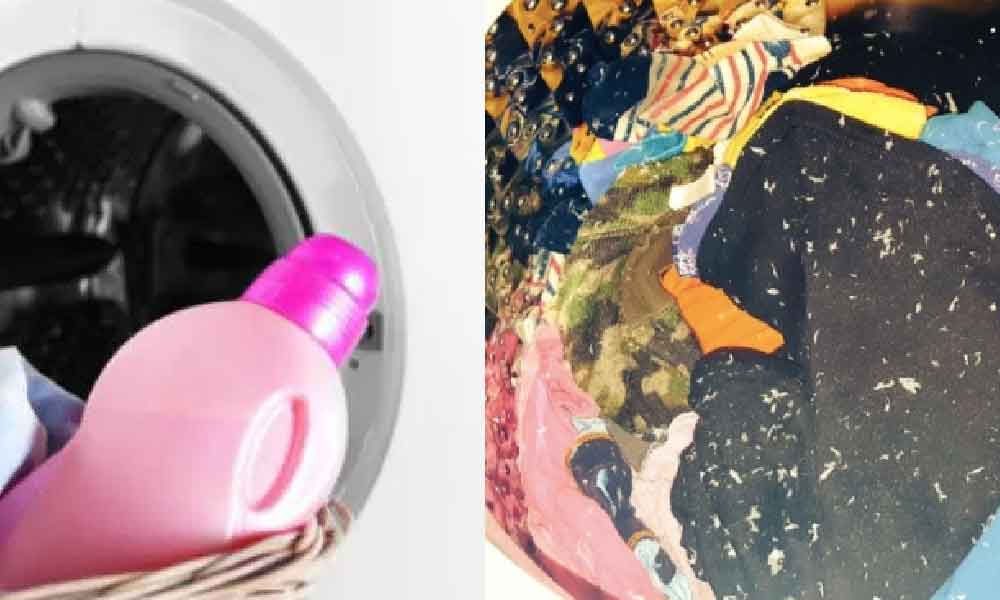 Tak sangka! Rupanya pelembut fabrik boleh buang tisu melekat pada baju