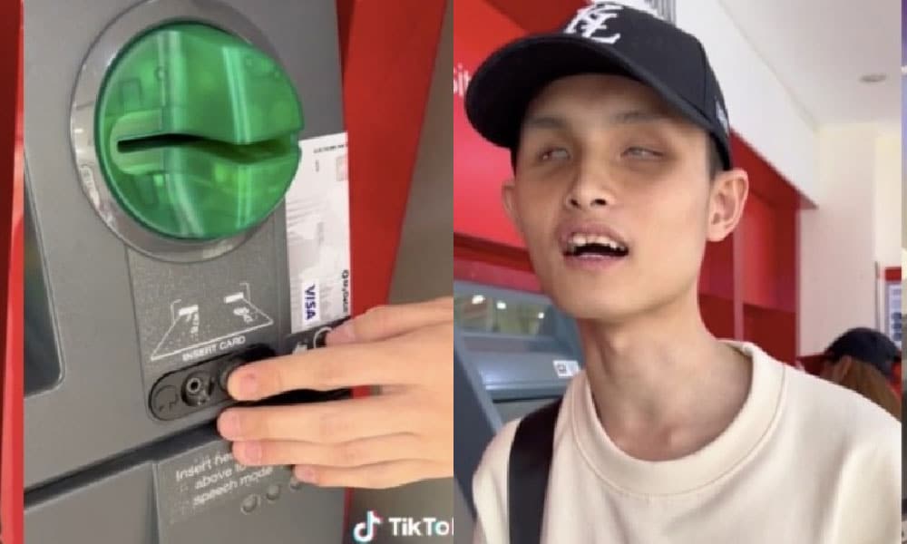 Puas hati bila tahu, rupanya ATM boleh 'bersuara' bantu OKU penglihatan keluar duit