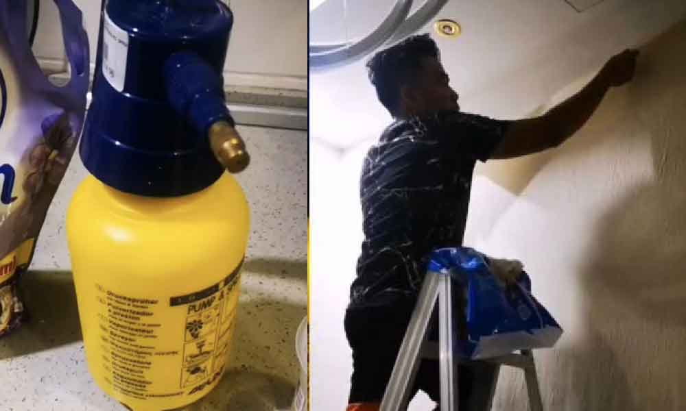 Cara mudah nak tanggalkan ‘wallpaper’ tanpa rosakkan cat, rupanya guna satu bahan sahaja