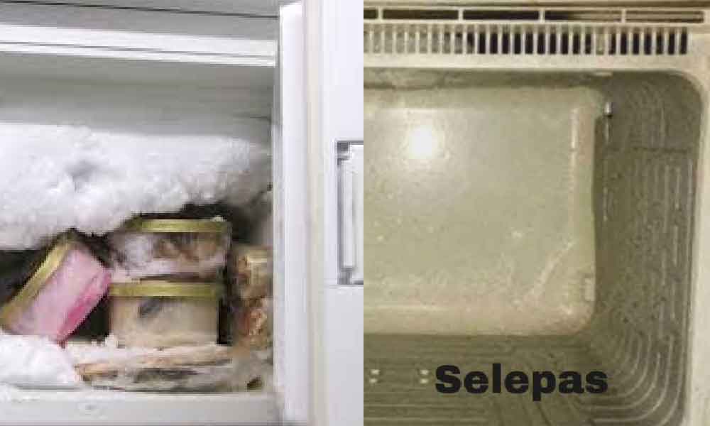 Wanita kongsi 'jalan pintas' cairkan ais tebal di ruang beku peti ais