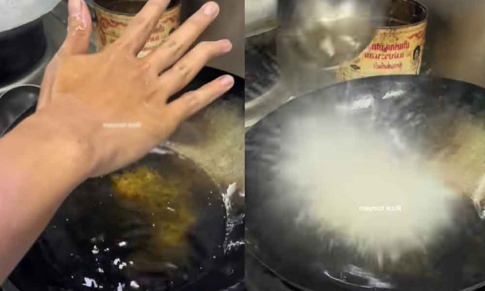 Doktor geleng kepala tengok lelaki buat tutorial elak tangan dari melecur