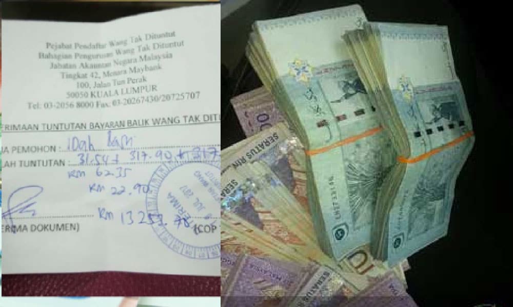 Rezeki tak disangka! Wanita dapat RM14 ribu 'wang tak dituntut' Ini cara semak ramai nak tahu