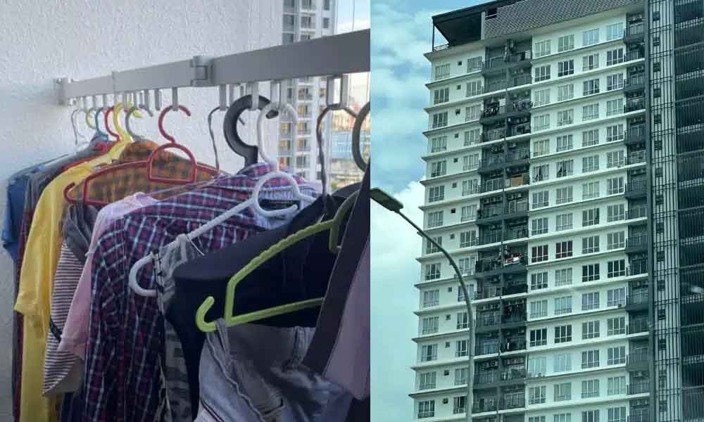 'Cuma jangan lebih dari..' Rupanya ada had sidai baju di rumah flat ramai tak tahu