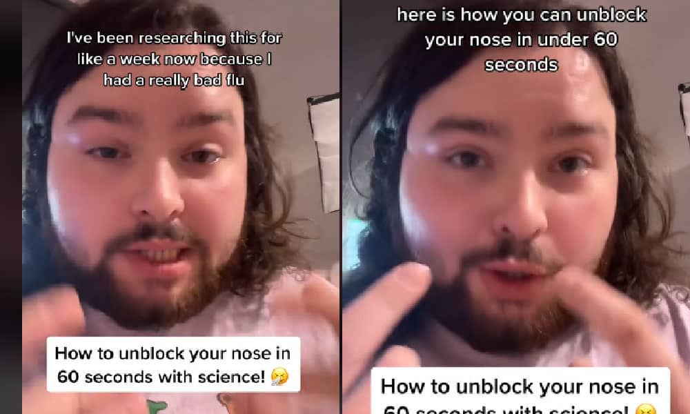 Tips mudah cara lancarkan hidung tersumbat hanya guna jari