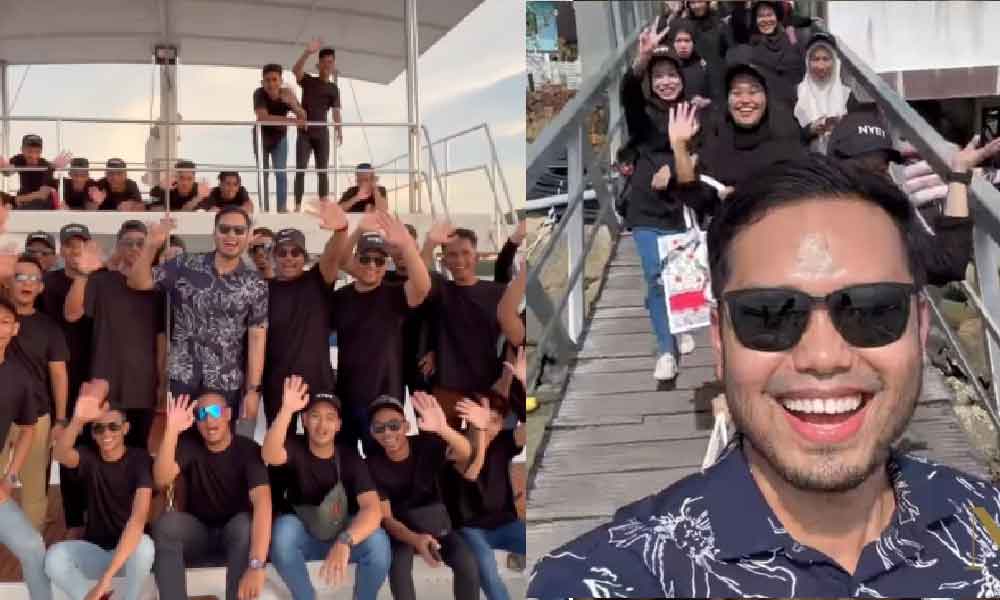 Tutup kilang 5 hari, Khairul Aming usung 100 orang bercuti di Hotel 5 bintang