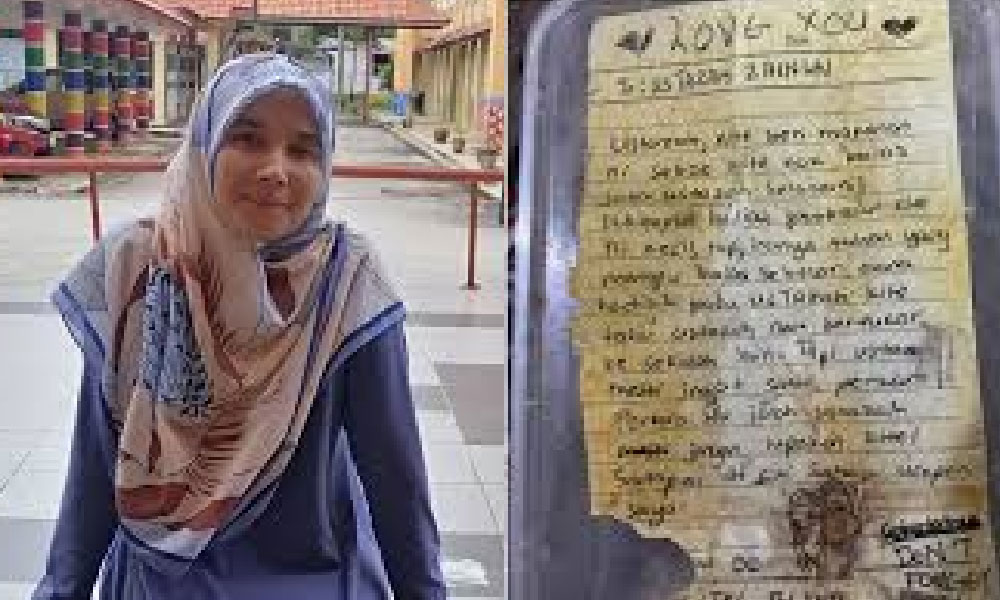 Usaha tak khianati hasil, cikgu berjaya berjaya jejak anak murid hadiahkan sebekas karipap