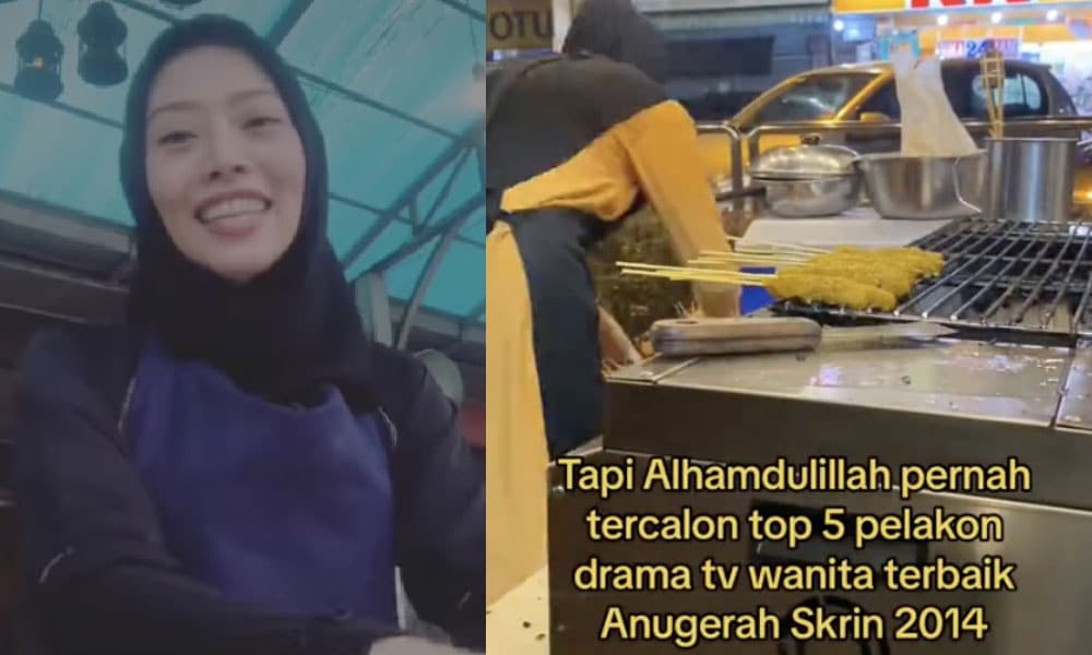 Pelakon wanita terbaik Anugerah Skrin, kini tukang bakar satay