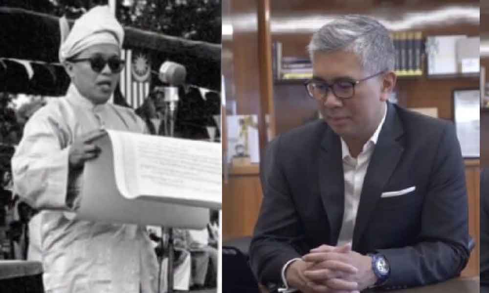 Atok Tengku Zafrul rupa-rupanya individu yang isytihar kemerdekaan 1957