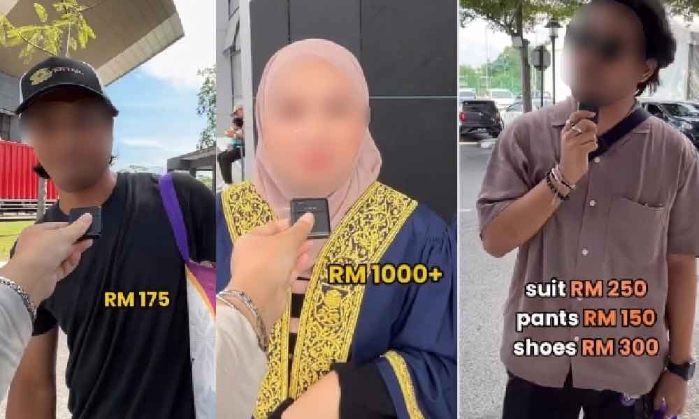 Graduan UiTM sanggup berbelanja besar sehingga RM1500 semata-mata untuk konvo