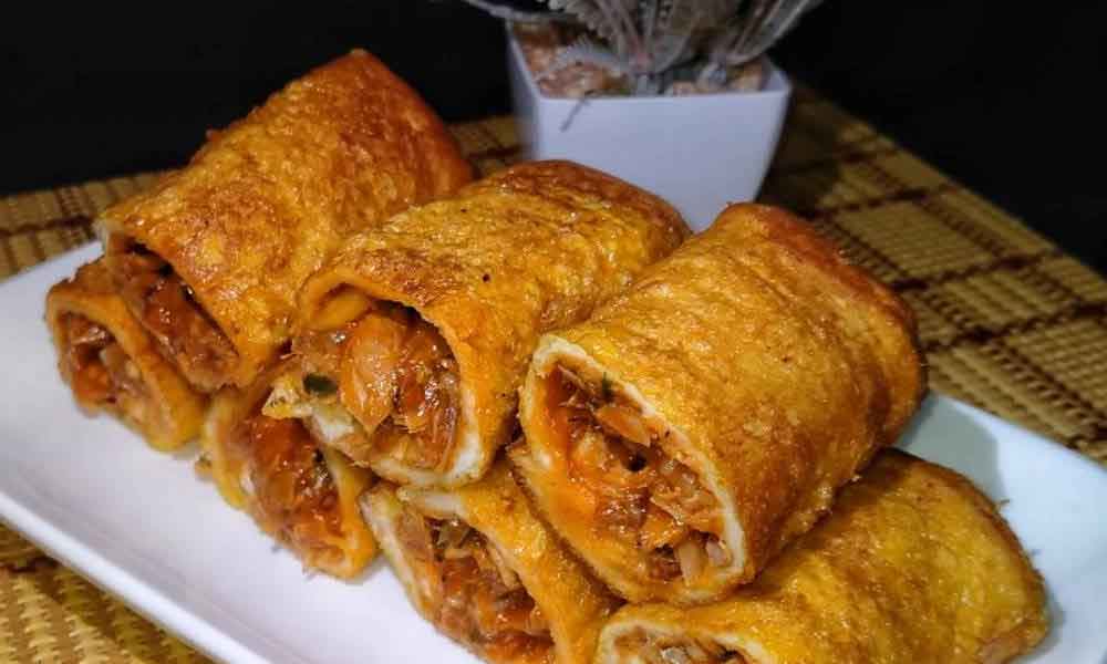 Ini resepi roti sardin gulung, pasti tak serap minyak ketika goreng