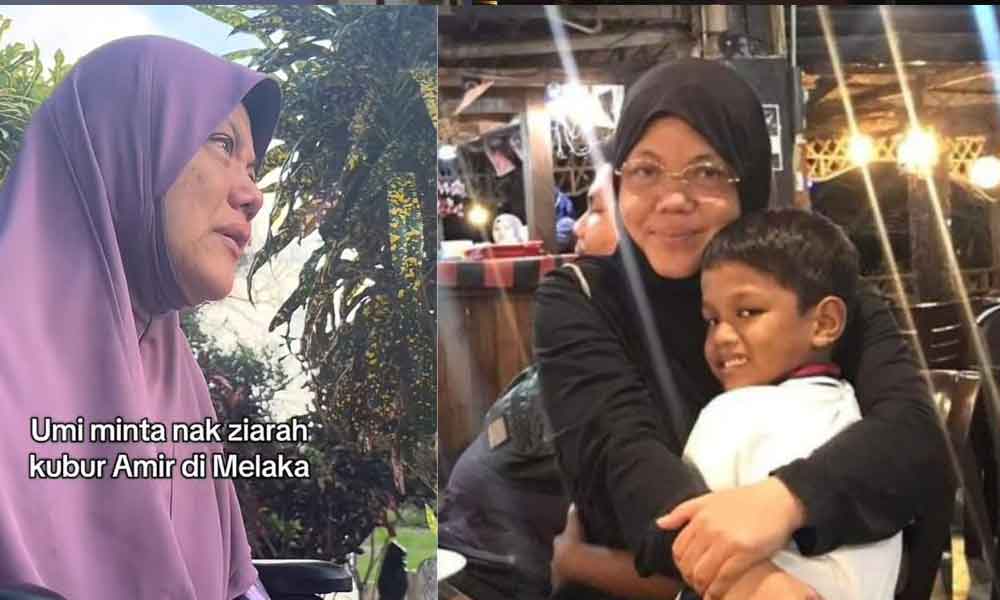 Terlalu rindukan arwah Amir Qusyairi, kesihatan ibu angkat merosot gara-gara dimensia