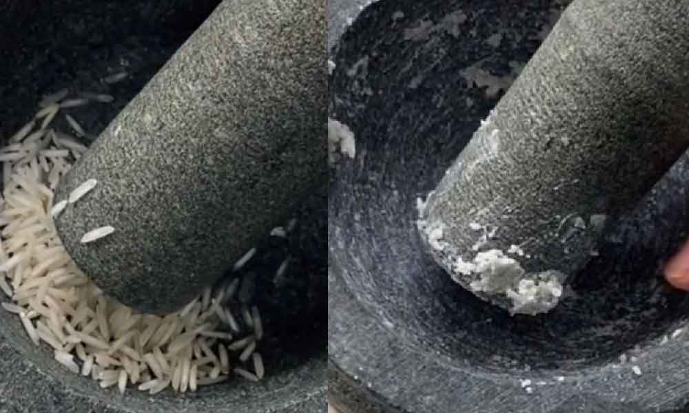 Cara ‘rasmi’ lesung batu, ada petua nak cuci sebelum guna